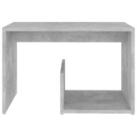 Produktbild för Sidobord betonggrå 59x36x38 cm konstruerat trä