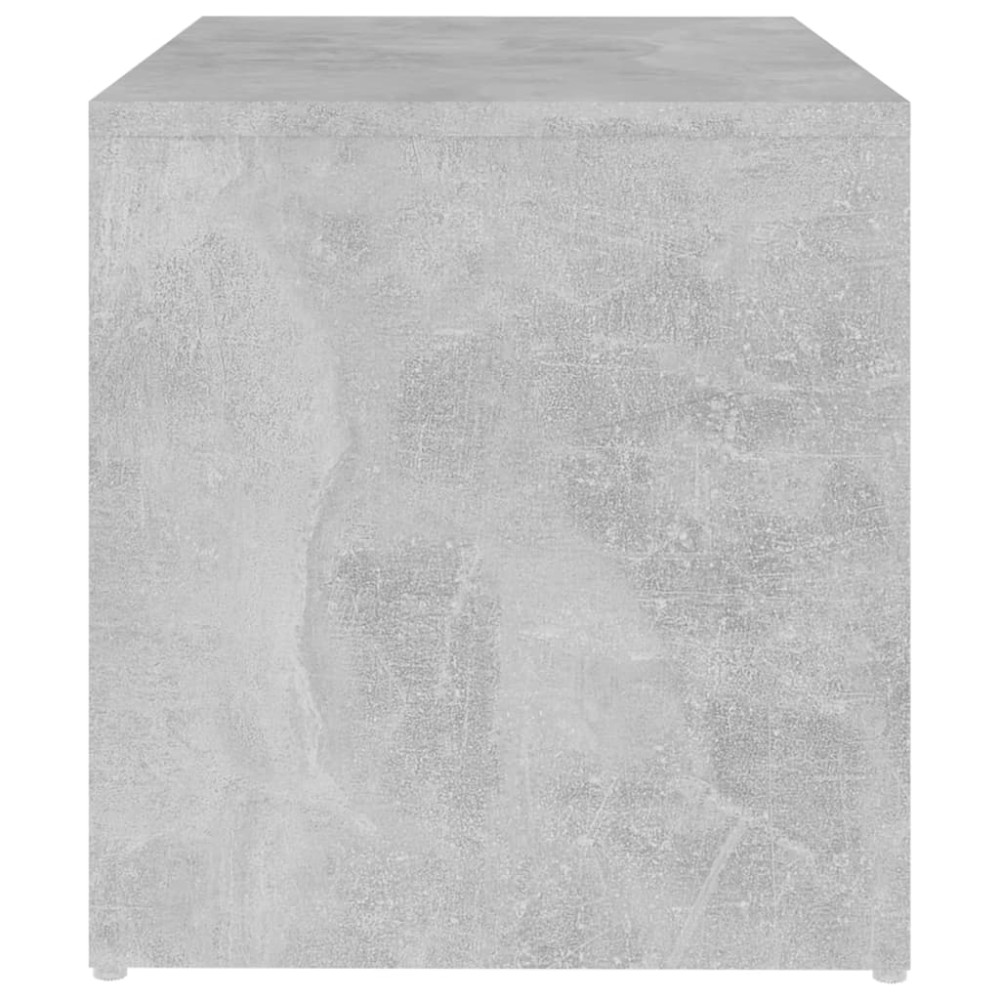 Produktbild för Sidobord betonggrå 59x36x38 cm konstruerat trä