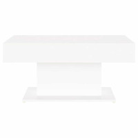 Produktbild för Soffbord vit 96x50x45 cm konstruerat trä