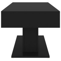 Miniatyr av produktbild för Soffbord svart 96x50x45 cm konstruerat trä