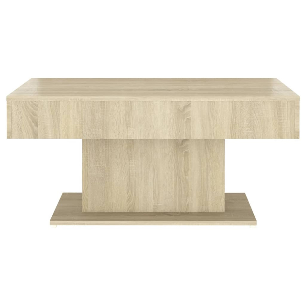 Produktbild för Soffbord sonoma-ek 96x50x45 cm konstruerat trä