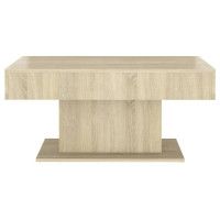 Produktbild för Soffbord sonoma-ek 96x50x45 cm konstruerat trä