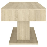 Produktbild för Soffbord sonoma-ek 96x50x45 cm konstruerat trä