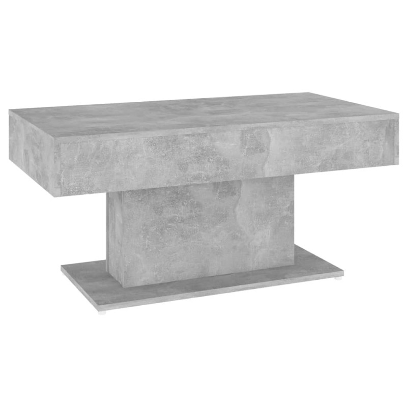 Produktbild för Soffbord betonggrå 96x50x45 cm konstruerat trä