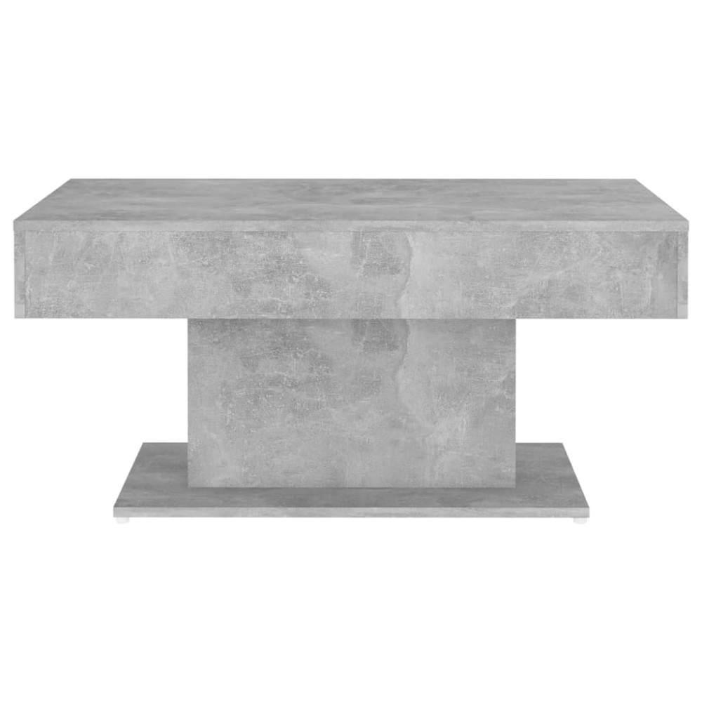 Produktbild för Soffbord betonggrå 96x50x45 cm konstruerat trä