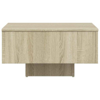 Produktbild för Soffbord sonoma-ek 60x60x31,5 cm konstruerat trä