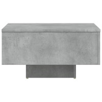 Produktbild för Soffbord betonggrå 60x60x31,5 cm konstruerat trä