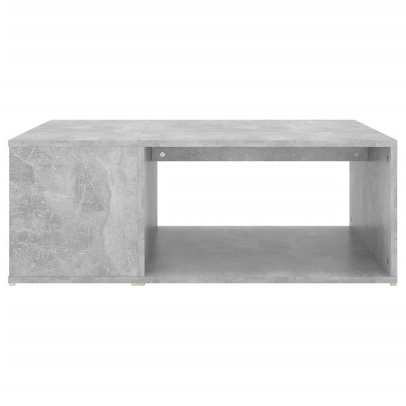 Produktbild för Soffbord betonggrå 90x67x33 cm konstruerat trä