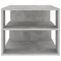 Produktbild för Soffbord betonggrå 100x50x40 cm konstruerat trä