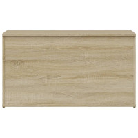 Produktbild för Förvaringskista sonoma-ek 84x42x46 cm konstruerat trä