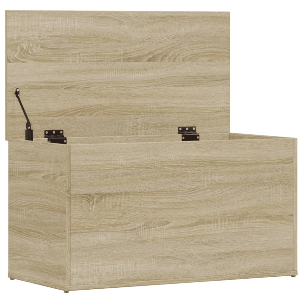 Produktbild för Förvaringskista sonoma-ek 84x42x46 cm konstruerat trä