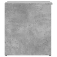 Produktbild för Förvaringskista betonggrå 84x42x46 cm konstruerat trä