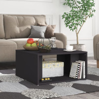 Produktbild för Soffbord 4 st grå 33x33x33 cm konstruerat trä