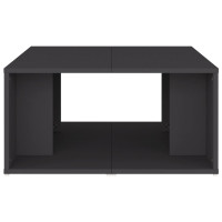 Produktbild för Soffbord 4 st grå 33x33x33 cm konstruerat trä