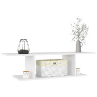Produktbild för Väggmonterat tv-skåp vit 103x30x26,5 cm