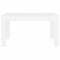 Produktbild för Matbord vit 140x74,5x76 cm konstruerat trä