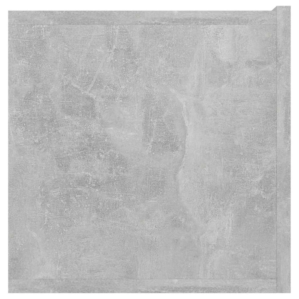 Produktbild för Hängande TV-skåp 2 st betonggrå 60x30x30 cm