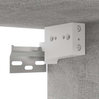 Produktbild för Hängande TV-skåp 2 st betonggrå 60x30x30 cm