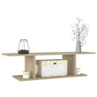 Produktbild för Väggmonterat tv-skåp sonoma-ek 103x30x26,5 cm