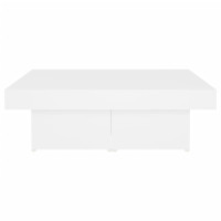 Miniatyr av produktbild för Soffbord vit 90x90x28 cm konstruerat trä