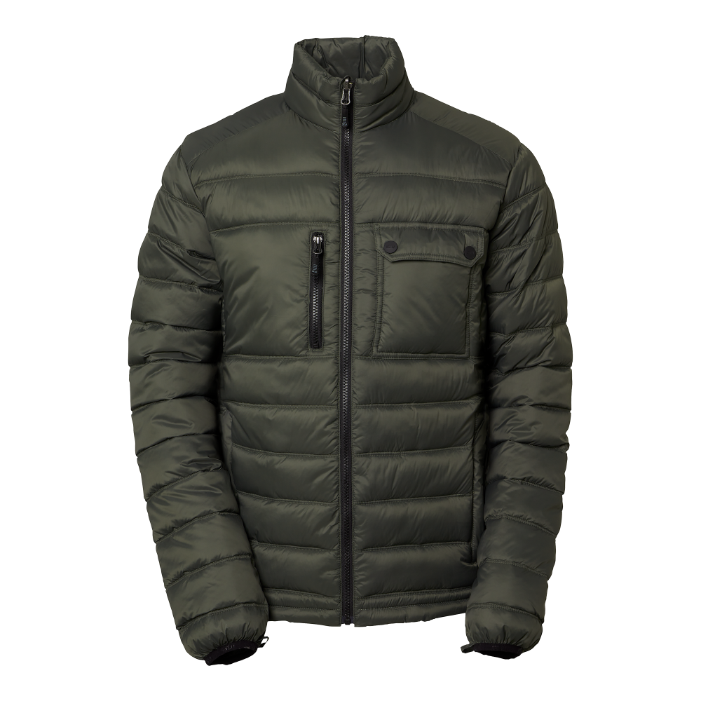 Produktbild för 644 Jkt Alve pad recy Olive Herr
