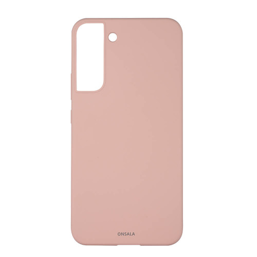 ONSALA Mobilcover Silicone Sand Pink Samsung S22+