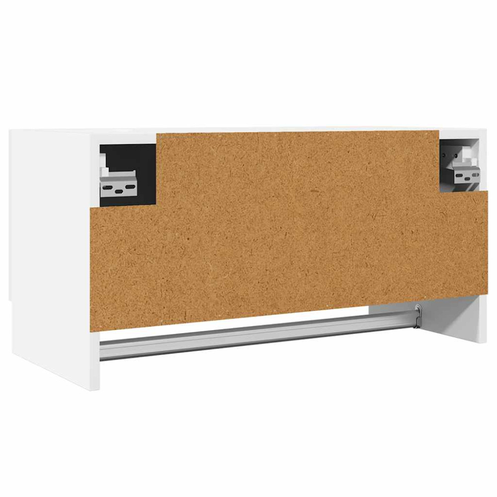 Produktbild för Garderob vit 70x32,5x35 cm konstruerat trä