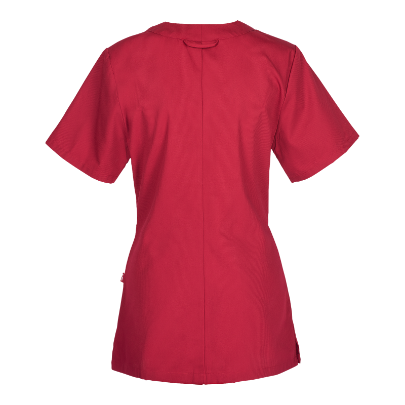 Produktbild för 70102 Alva v-blouse w Dark Red Dam
