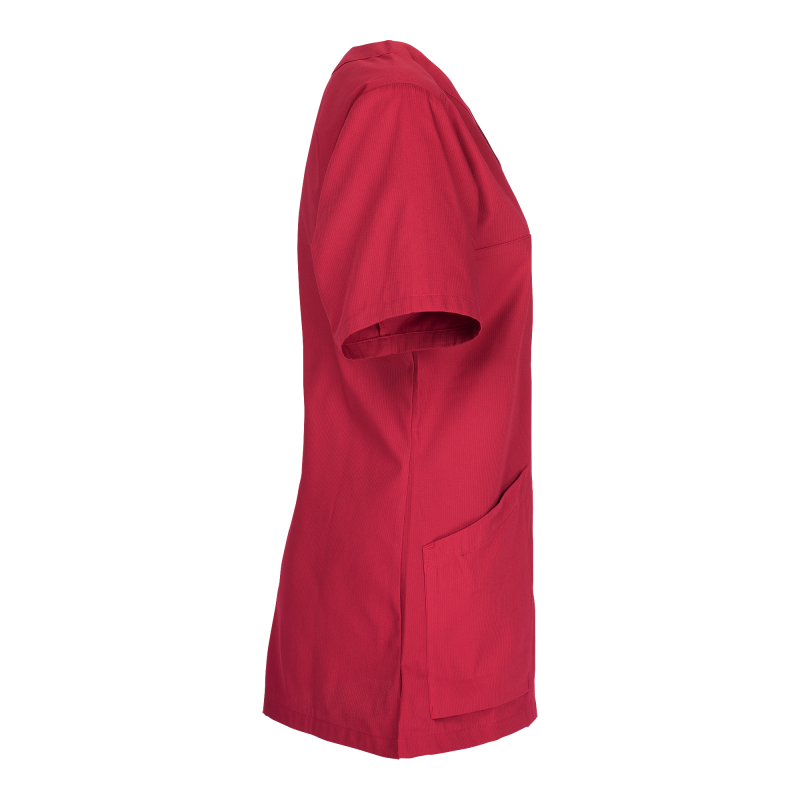 Produktbild för 70102 Alva v-blouse w Dark Red Dam
