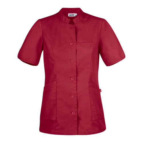 Smila 70104 Aila blouse w Dark Red Dam