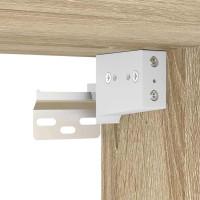Produktbild för Garderob sonoma-ek 100x32,5x35 cm konstruerat trä
