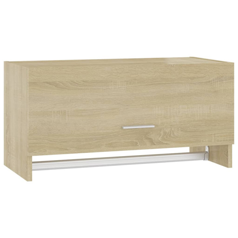Produktbild för Garderob sonoma-ek 70x32,5x35 cm konstruerat trä