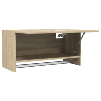 Produktbild för Garderob sonoma-ek 70x32,5x35 cm konstruerat trä