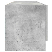 Produktbild för Garderob betonggrå 70x32,5x35 cm konstruerat trä