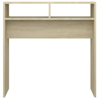 Produktbild för Avlastningsbord sonoma ek 78x30x80 cm konstruerat trä