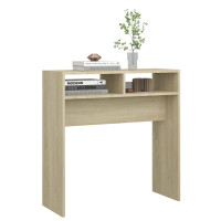 Produktbild för Avlastningsbord sonoma ek 78x30x80 cm konstruerat trä