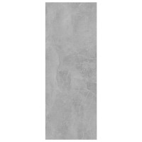 Produktbild för Konsolbord betonggrå 78x30x80 cm konstruerat trä