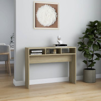 Produktbild för Avlastningsbord sonoma ek 105x30x80 cm konstruerat trä