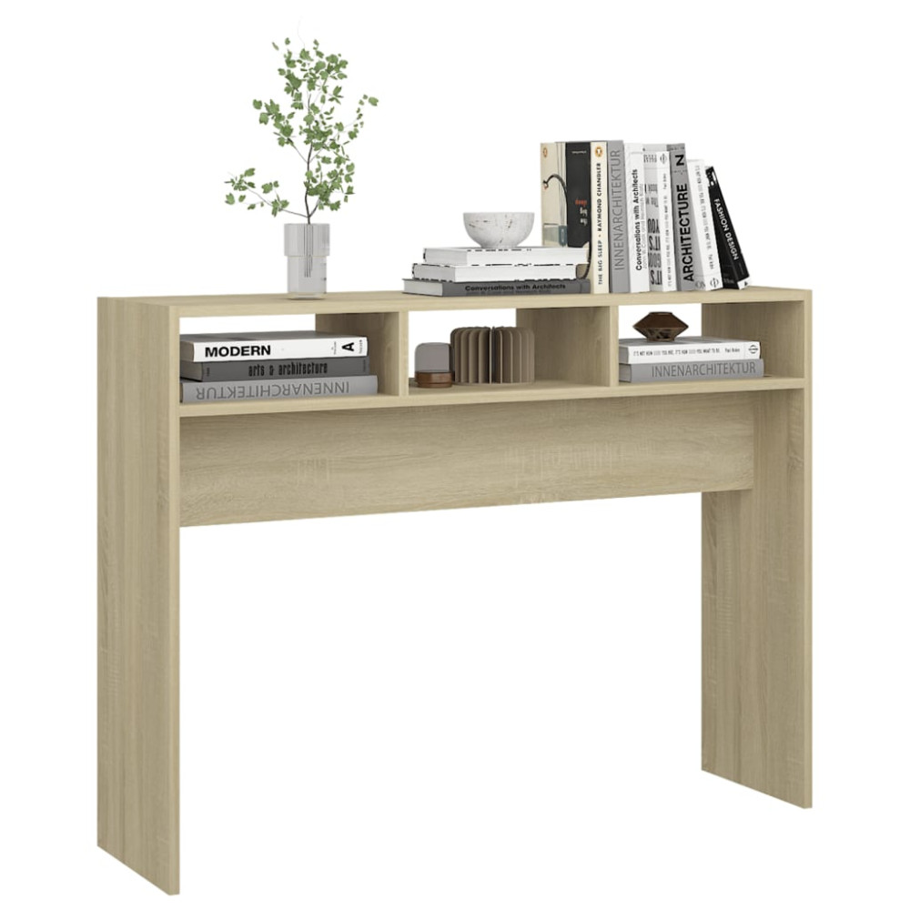 Produktbild för Avlastningsbord sonoma ek 105x30x80 cm konstruerat trä