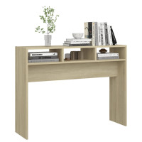 Produktbild för Avlastningsbord sonoma ek 105x30x80 cm konstruerat trä