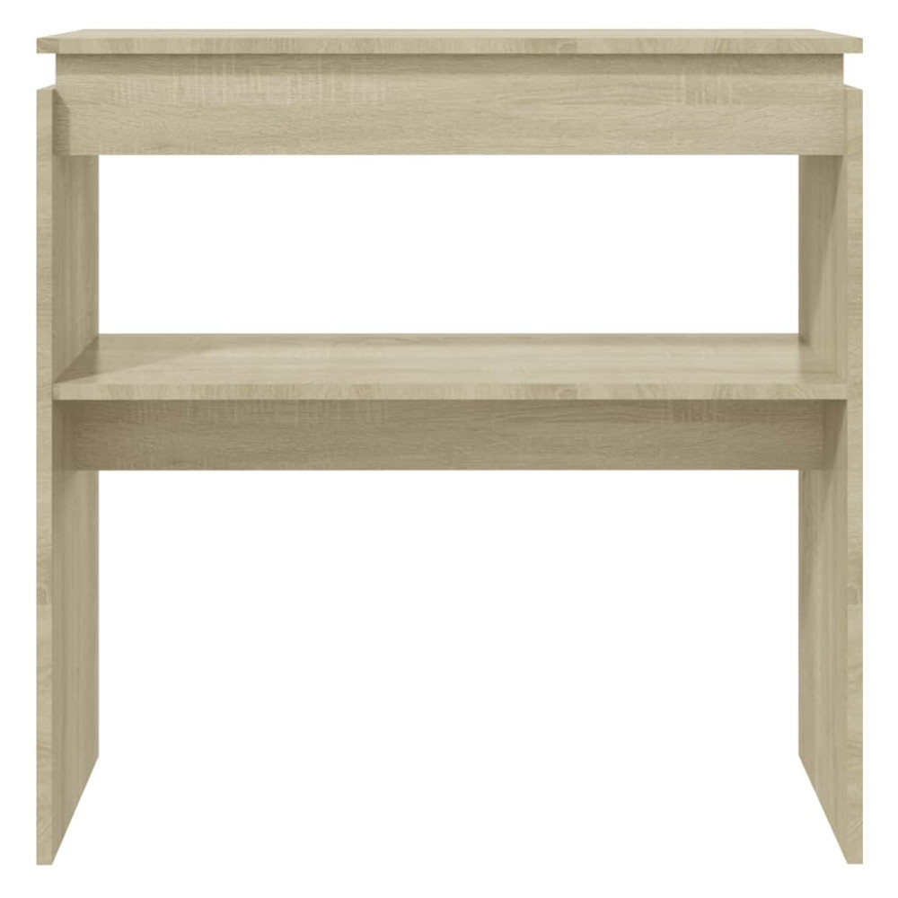 Produktbild för Avlastningsbord sonoma ek 80x30x80 cm konstruerat trä
