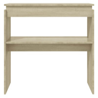 Produktbild för Avlastningsbord sonoma ek 80x30x80 cm konstruerat trä