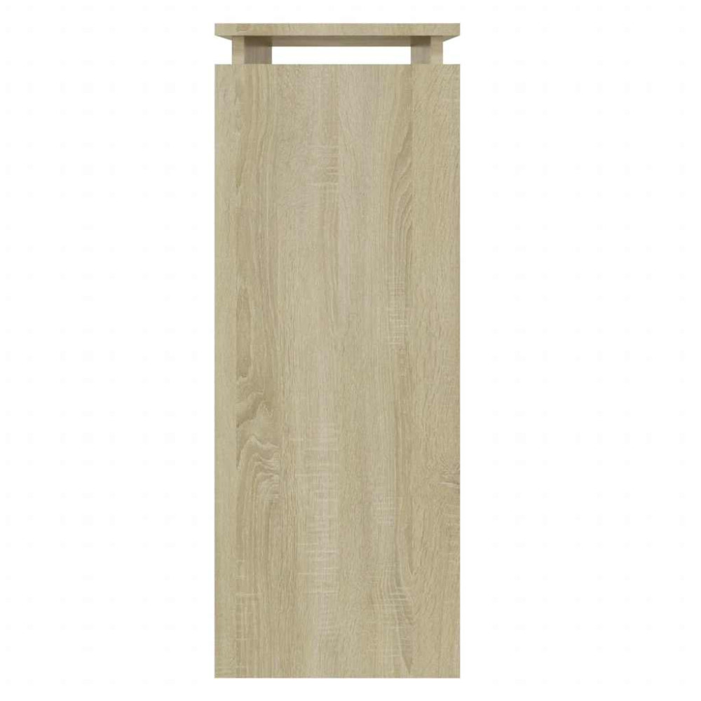 Produktbild för Avlastningsbord sonoma ek 80x30x80 cm konstruerat trä