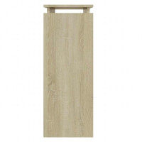 Produktbild för Avlastningsbord sonoma ek 80x30x80 cm konstruerat trä