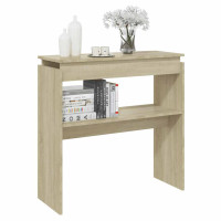 Produktbild för Avlastningsbord sonoma ek 80x30x80 cm konstruerat trä