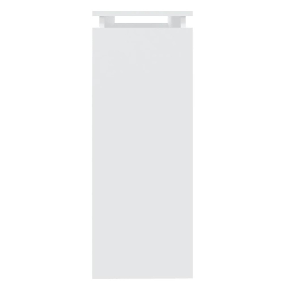 Produktbild för Avlastningsbord vit 102x30x80 cm konstruerat trä