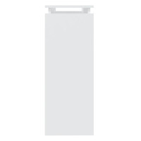 Produktbild för Avlastningsbord vit 102x30x80 cm konstruerat trä