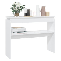 Produktbild för Avlastningsbord vit 102x30x80 cm konstruerat trä