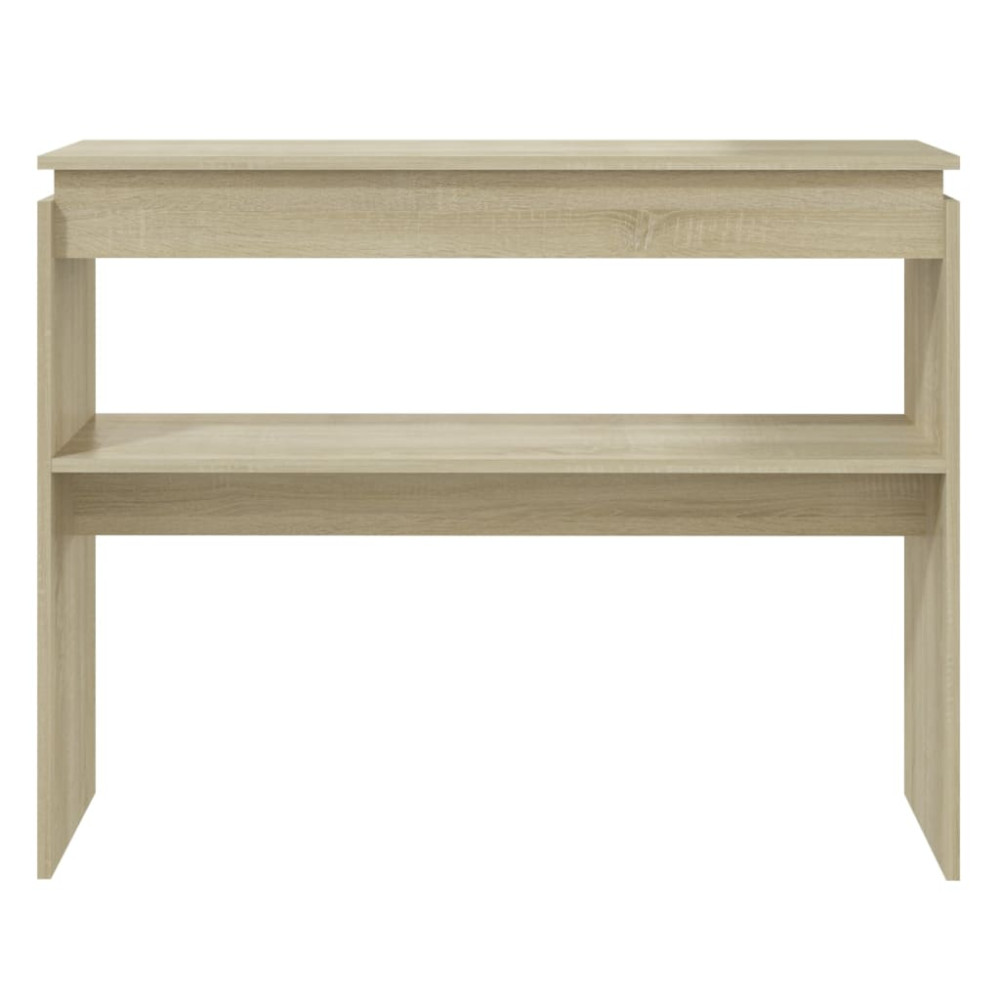 Produktbild för Avlastningsbord sonoma ek 102x30x80 cm konstruerat trä
