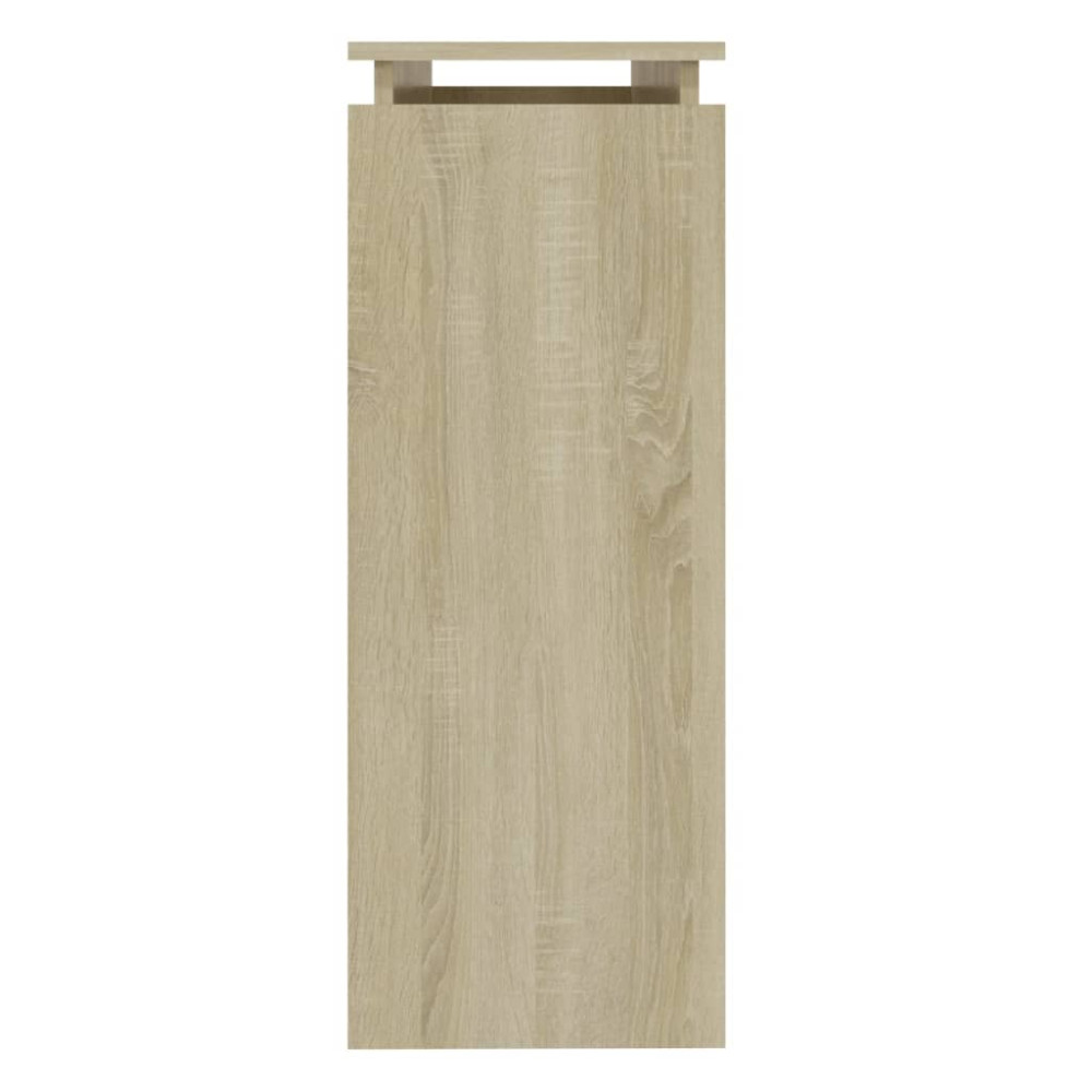Produktbild för Avlastningsbord sonoma ek 102x30x80 cm konstruerat trä